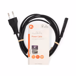Nedis CEGL11040BK20 power cable Black 2 m Power plug type C IEC 320 - Additional view 3