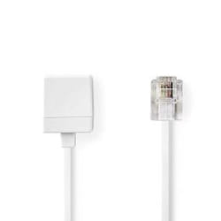 Nedis TCGL90205WT50 telephone cable 5 m White
