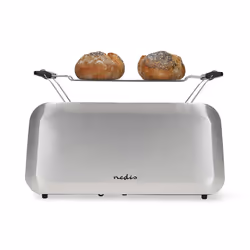 Nedis KABT400AL toaster 7 4 slice(s) 1450 W Silver - Additional view 6