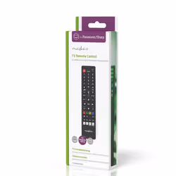 Nedis TVRC45PASHBK remote control IR Wireless TV Press buttons
