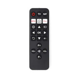 Nedis TVRC23SNBK remote control IR Wireless TV Press buttons