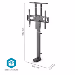 Nedis Smart Motorised Lift TV Stand for 37-80" Screen Max 60kg Remote Control