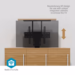 Nedis Smart Motorised Lift TV Stand for 37-80" Screen Max 60kg Remote Control