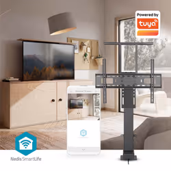 Nedis Smart Motorised Lift TV Stand for 37-80" Screen Max 60kg Remote Control - Additional view 7