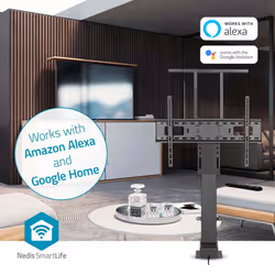 Nedis Smart Motorised Lift TV Stand for 37-80" Screen Max 60kg Remote Control - Additional view 8