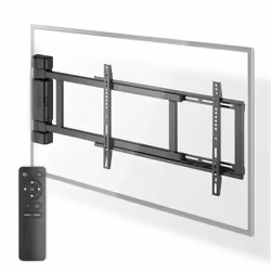 Nedis 32" - 75" Electric Motorised TV Swing Mount Bracket & Remote Control Max 50kg