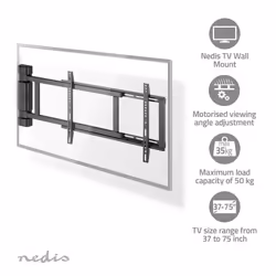 Nedis 32" - 75" Electric Motorised TV Swing Mount Bracket & Remote Control Max 50kg - Additional view 7