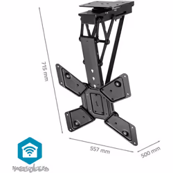Smart TV Motorised Flip Down Folding Ceiling Mount Bracket with Remote 23-65" - Additional view 4