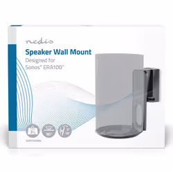 Nedis SPMT5800BK speaker mount Wall Acrylonitrile butadiene styrene (ABS), Metal Black - Additional view 8
