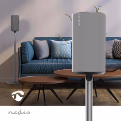 Nedis SPMT5850BK speaker mount Floor Acrylonitrile butadiene styrene (ABS), Metal Black - Additional view 2