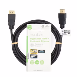 Nedis CVGL34060BK20 HDMI cable 2 m HDMI Type A (Standard) Black - Additional view 3