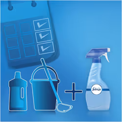 Febreze Fabric Freshener Spray, Odour Eliminator, Fresh, 4 Litre (500 ml x 8)