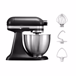 KitchenAid 5KSM3311XBBM, Stand mixer, Black, Knead, Mixing, 1.23 m, 3.3 L, 200 RPM
