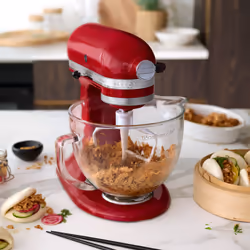KitchenAid 5KSM175PSBER mixer Stand mixer 300 W Red, Stainless steel - Additional view 5