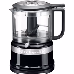 KitchenAid 5KFC3516BOB, 0.83 L, Black, Transparent, Plastic, Stainless steel, Buttons, 240 W