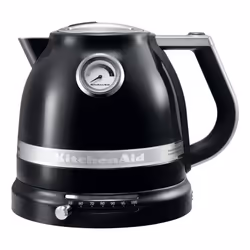 KitchenAid 5KEK1522EOB, 1.5 L, 2400 W, Black, Stainless steel, Aluminium, Adjustable thermostat, Water level indicator