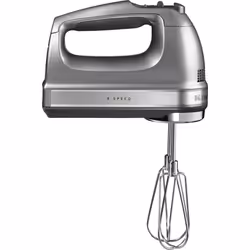 KitchenAid 5KHM9212BCU, Hand mixer, Silver, Knead, Mixing, 1.53 m, 1300 RPM, Lever