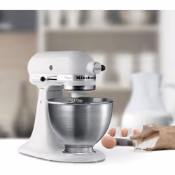 KitchenAid 5K45SS Stand mixer 275 W Stainless steel, White - Additional view 4