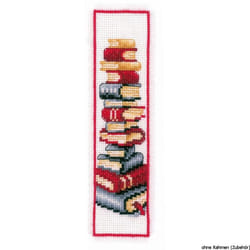 Vervaco Bookmark Books Counted Cross Stitch Kit, Multi-Colour