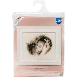 Mother & Child On Aida Counted Cross Stitch Kit-10.4"X8.4" 14 Count