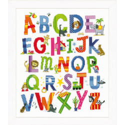 Vervaco Animal Alphabet Cross Stitch Kit