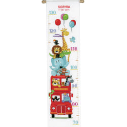 Vervaco Height Chart Funny Bus Cross Stitch Kit