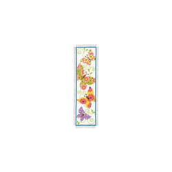 Vervaco Bookmark Butterflies I Counted Cross Stitch Kit, Multi-Colour