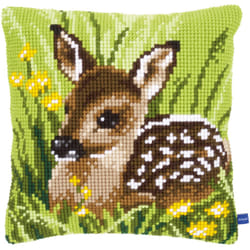 Vervaco Needlepoint Cushion Top Kit 16"X16" -Little Deer