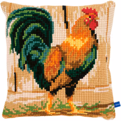 Vervaco Needlepoint Cushion Top Kit 16"X16" -Rooster