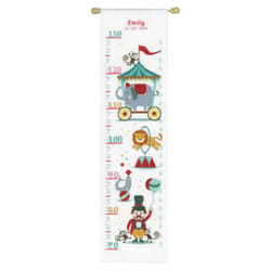 Vervaco Height Chart Circus Cross Stitch Kit