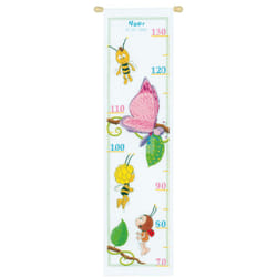Vervaco Height Chart Maya, Willy, Lara & Beatrice Cross Stitch Kit
