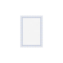 Decadry A4 Certificate Paper 115gsm Blue Pack of 25