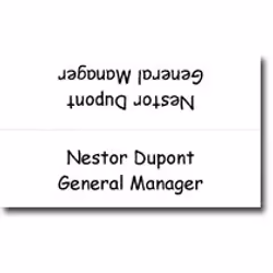 Pack of 44 multipurpose white place cards microline