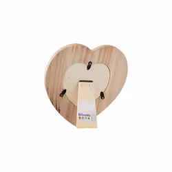 Artemio 17.5 x 17.5 cm Heart Wooden Frame, Beige