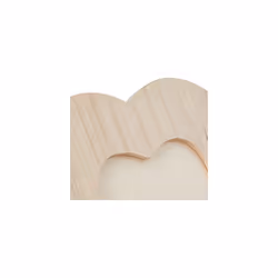 Artemio 17.5 x 17.5 cm Heart Wooden Frame, Beige