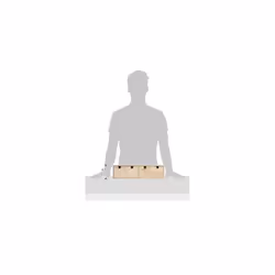 ArtÃ©mio Wooden Storage Box with Drawers-Beige, 44 x 10 x 15 cm - Additional view 4
