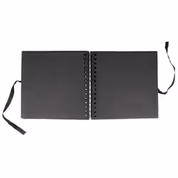 Artemio 20 x 20 cm ScrapBooking Spiral Album, Black