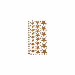 11004501 Star Stickers Paper, Gold, 14 x 0.2 x 28 cm