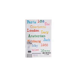 Artemio Clear Stamps Alphabet III, Transparent