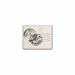 Artemio Wooden E 2 Postal Stamps