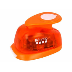 Artemio 2.5 cm Big Balloon Number 1 Lever Punch, Orange