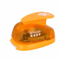 Artemio 3.5 cm Petals Lever Punch, Orange