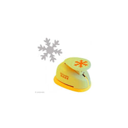 Artemio 3.5 cm Snowflake Number 1 Lever Punch, Orange