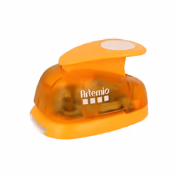 Artemio 3.5 cm Circle Rosette Lever Punch, Orange