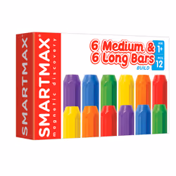 SmartMax XT set - 6 medium + 6 long bars, Building set, 1 yr(s), 12 pc(s), 320 g