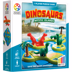 SmartGames Dinosaurs Mystic Islands, 6 yr(s), Multicolour