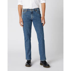 Wrangler Texas Straight Leg Rigid Men's Jeans - Stonewash - 30W/32L