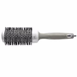 Olivia Garden Ceramic+ion Thermal, Universal, Round hairbrush, Grey, White, Monochromatic, Nylon, 4.5 cm