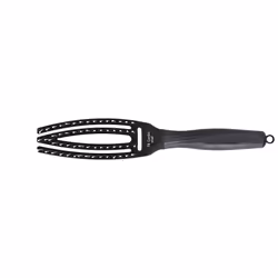Olivia Garden Fingerbrushâ¢ Combo 100% Boar & Ionic Nylon Paddle Hair Brush Small - Scalp Shape, Massage, Comfortable, Anti- ...