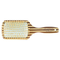 Olivia Garden Healthy Hairâ¢ Bamboo Pneumatic Massage Brush, Large - Eco-Friendly Wood Hairbrush
